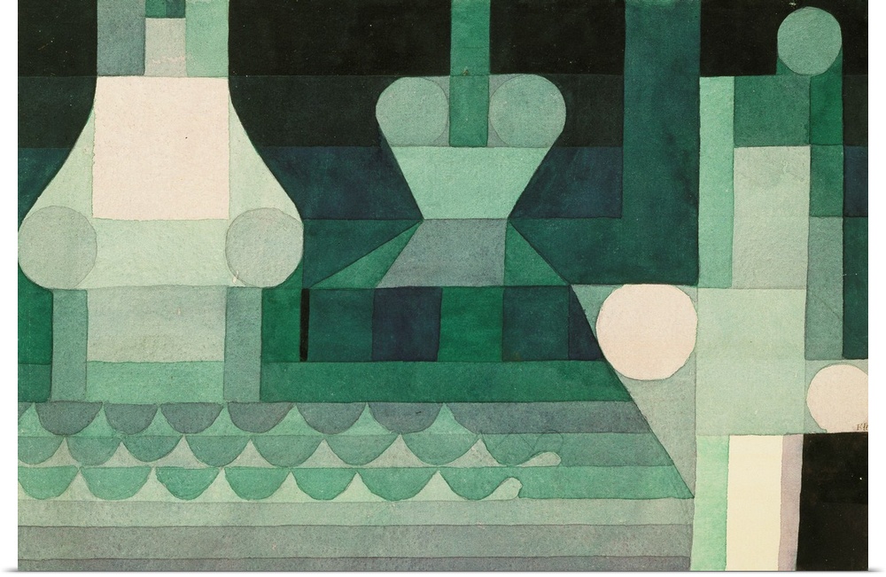 Floodgates, 1922 (originally watercolour on paper) by Klee, Paul (1879-1940)