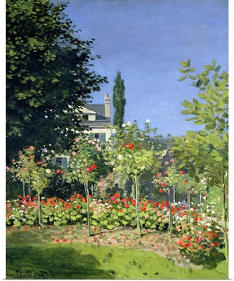 Flowering Garden at Sainte Adresse, c.1866