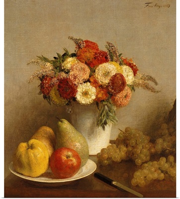 Flowers and Fruit, 1865