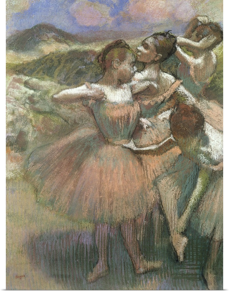 Four Dancers On Stage