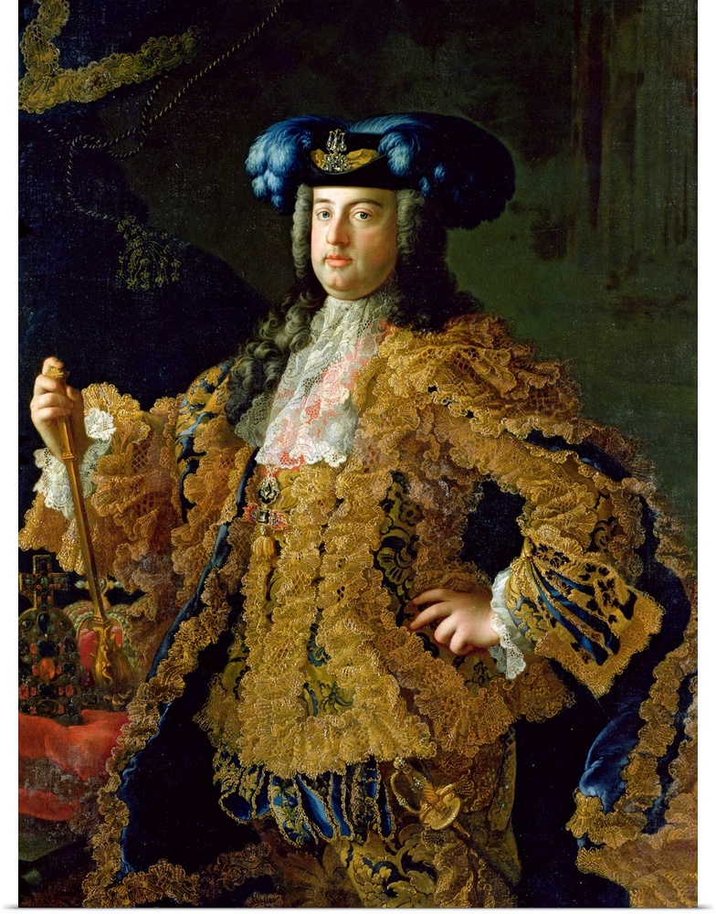 XAM66715 Francis I (1708-65) Holy Roman Emperor and husband of Empress Maria Theresa of Austria (1717-80),; by Mytens or M...
