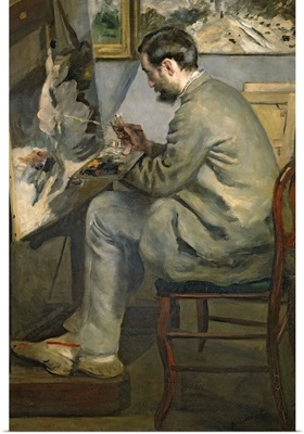 Frederic Bazille at his Easel, 1867