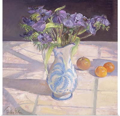 French Jug with Anemones