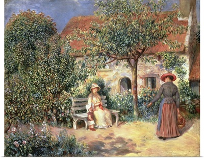 Garden Scene In Brittany, 1886