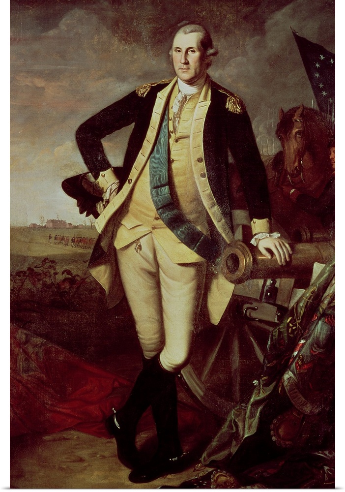BAL28610 George Washington at Princeton; by Peale, Charles Willson (1741-1827); oil on canvas; Pennsylvania Academy of the...