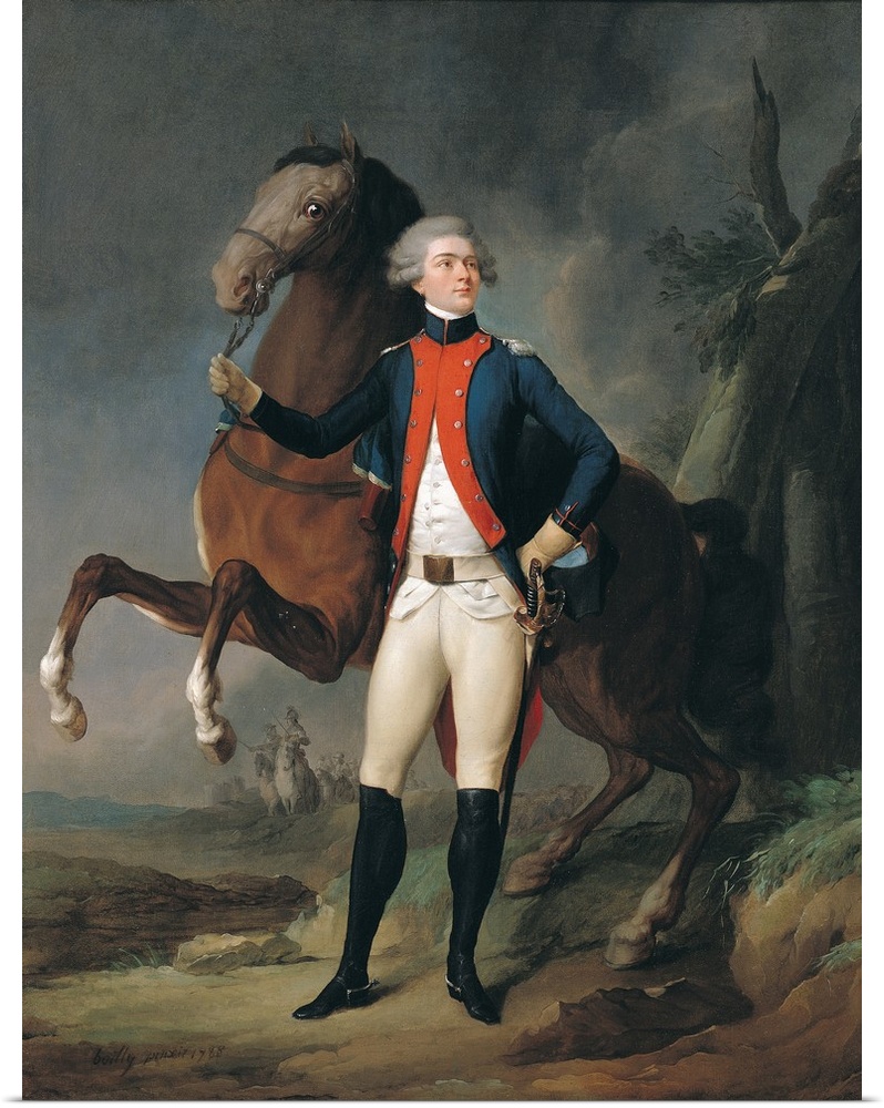 Gilbert Motier (1757-1834) Marquis de la Fayette, 1788