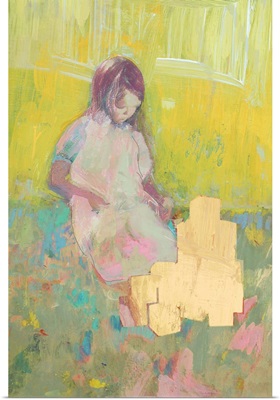 Girl And Building Blocks, 2016