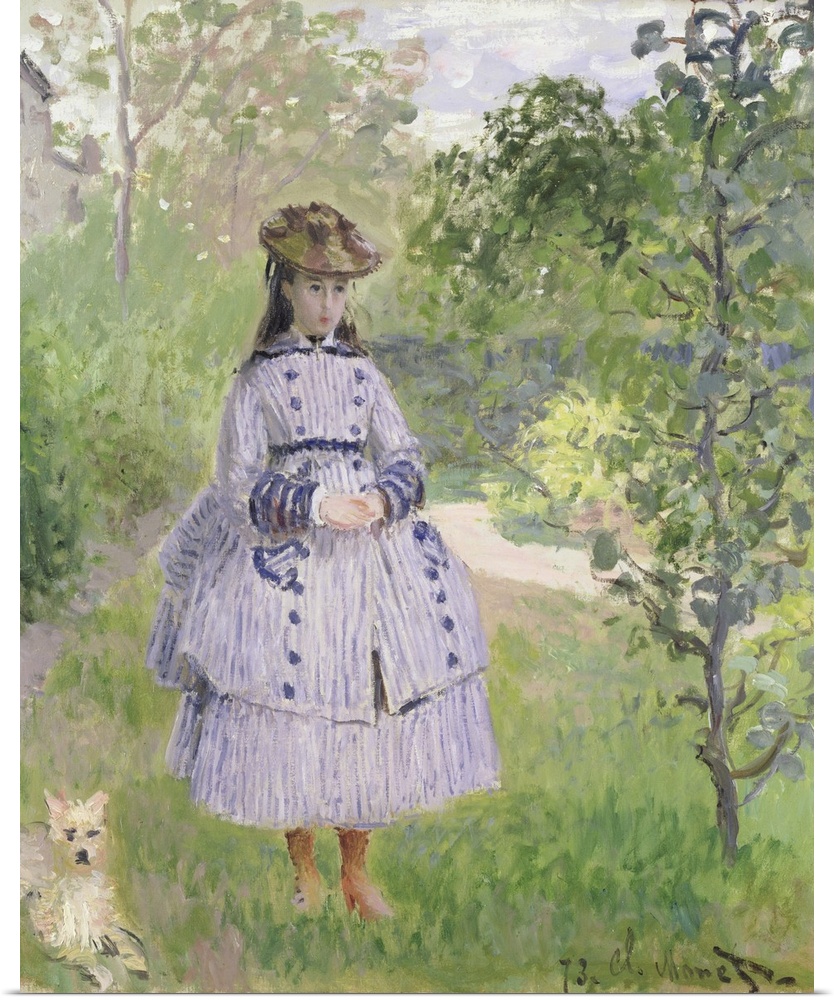 Girl In A Garden, 1873