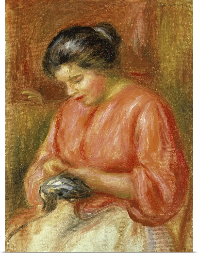 Girl In Red, Knitting