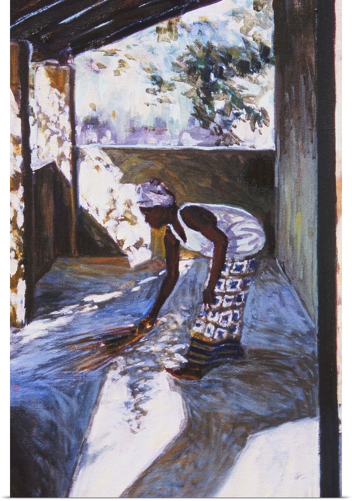 Girl Sweeping I, 2002