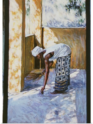 Girl Sweeping II, 2002