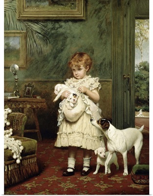Girl with Dogs, 1893