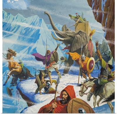 Hannibal (247-c.183 BC) crosses the Alps