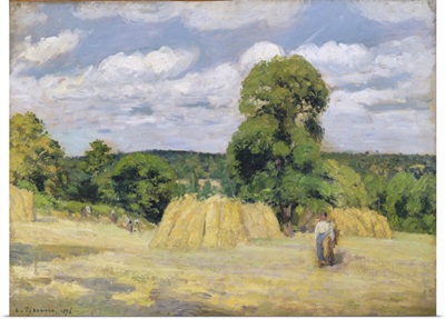 Harvesting At Montfoucault, 1876