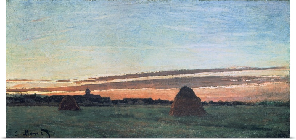 Haystacks At Chailly, 1865