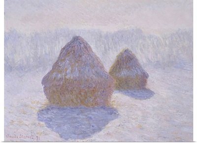 Haystacks (Effect Of Snow And Sun), 1891