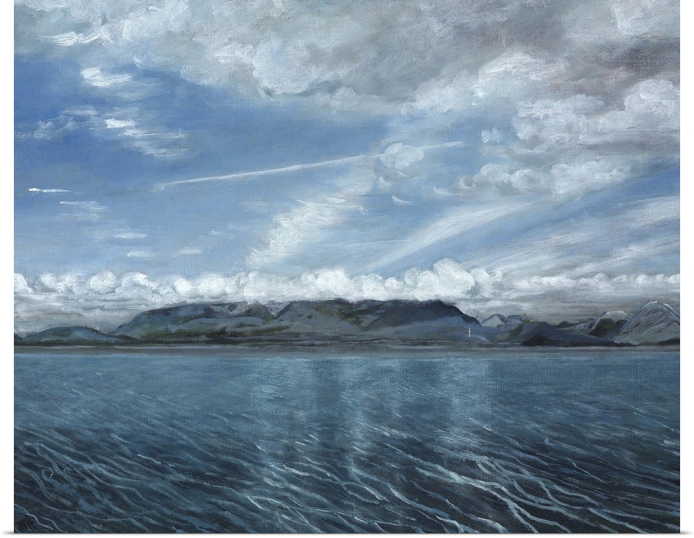 Hebridean Isle,2000 (oil on canvas) by Hartnett, Margaret.