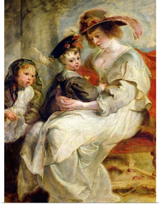 Helene Fourment (1614 73) with Two of her Children, Claire Jeanne and Francois, c.1636 37