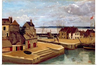 Honfleur, Houses on the Quay, 1830