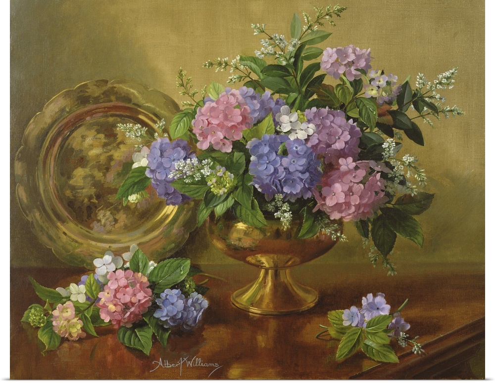 Hydrangeas And Lilacs