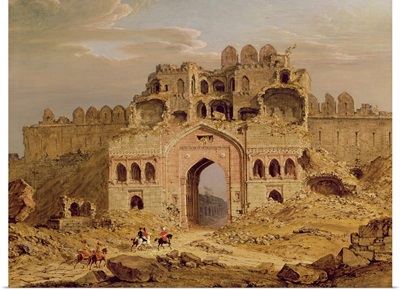 Inside the Main Entrance of the Purana Qila, Delhi, 1823