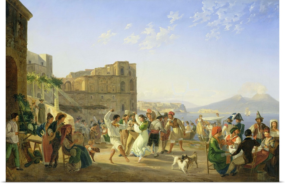 Italian Dancing, Naples, 1836