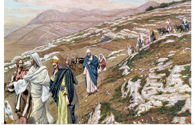 Jesus on his way to Galilee, illustration for The Life of Christ, c.1886-96