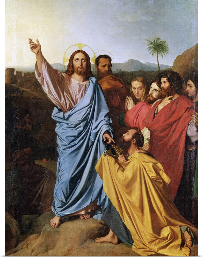 Jesus remettant les clefs a Saint Pierre;