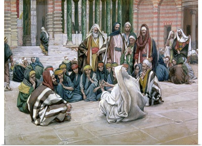 Jesus Speaking in the Treasury, illustration for The Life of Christ, c.1886-96