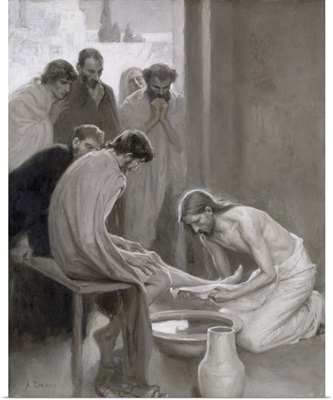 Jesus Washing the Feet of his Disciples, 1898