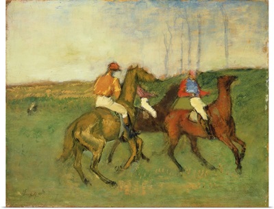 Jockeys And Race Horses, 1890-95