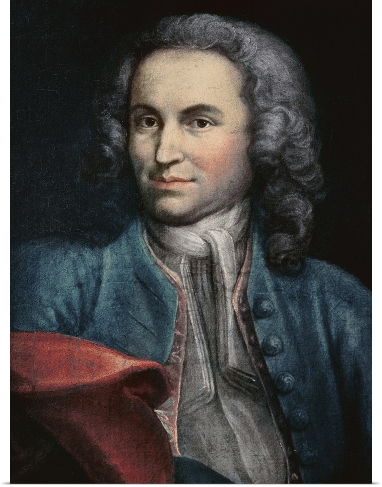 XPH51450 Johann Sebastian Bach (1685-1750) c.1715 (oil on canvas)  by Rentsch, Johann Ernst (fl.early 18th century); Stadt...