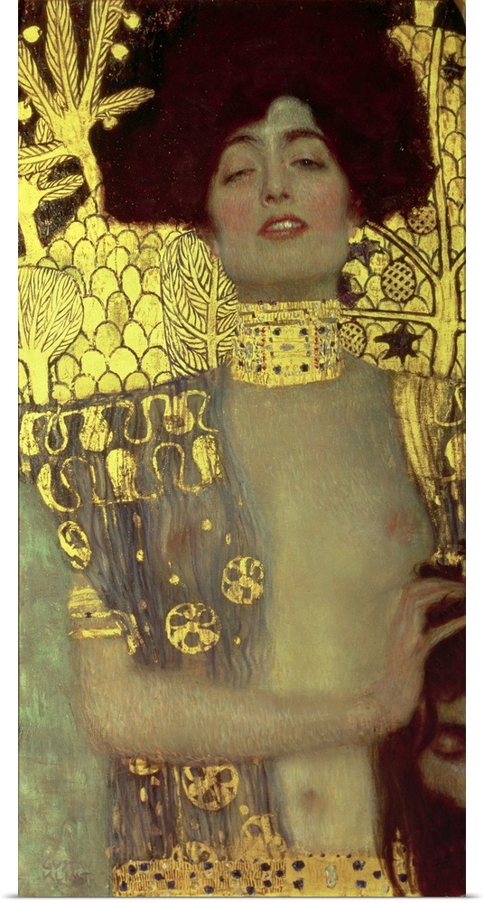 XAM36586 Judith, 1901 (oil on canvas)  by Klimt, Gustav (1862-1918) Osterreichische Galerie Belvedere, Vienna, Austria (ad...