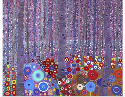 Klimt's Forest, 2010, (acrylic on canvas)