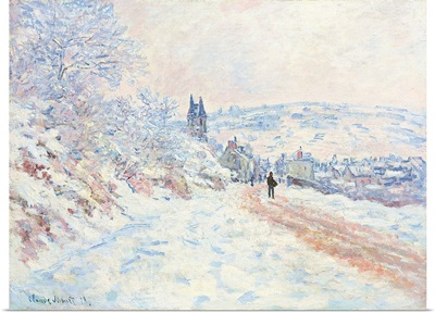 La Route De Vetheuil, Effet De Neige, 1879