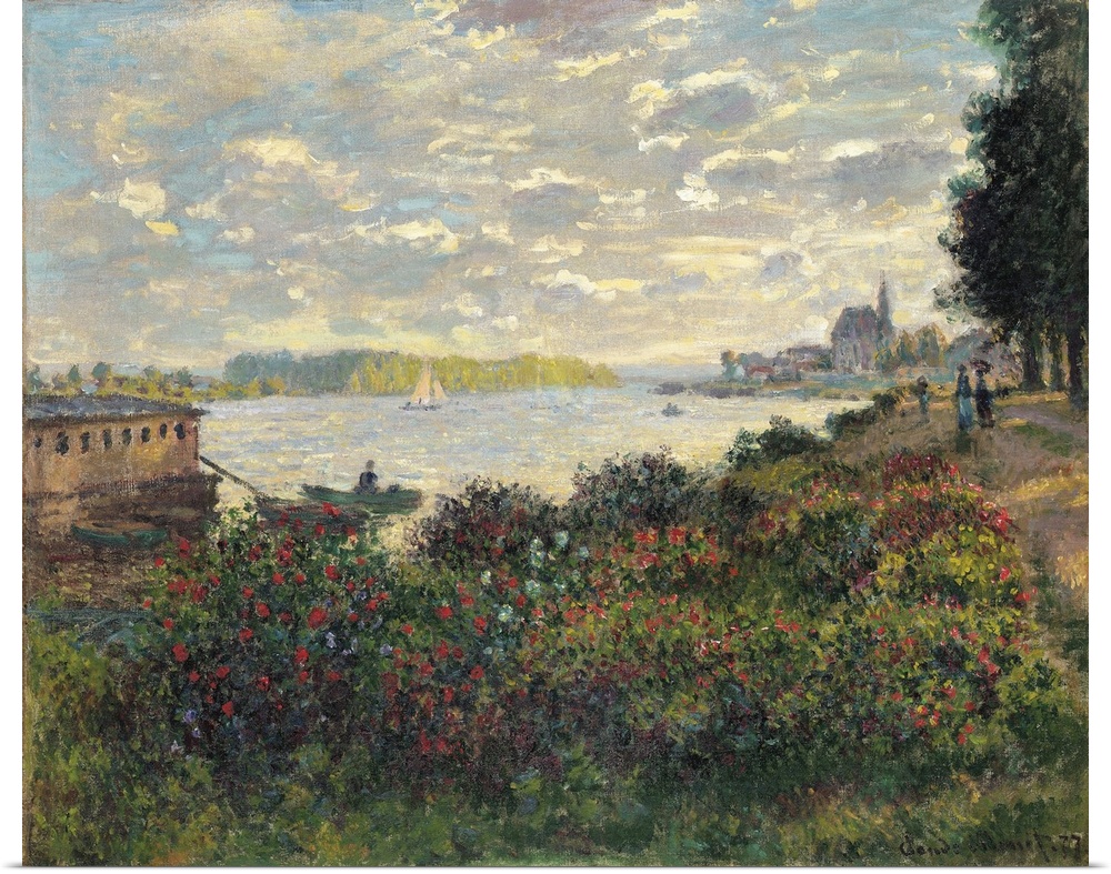 La Seine a Argenteuil, 1877. Originally oil on canvas.