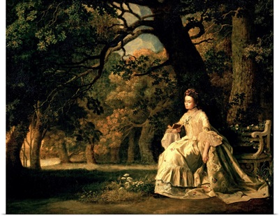 Lady reading in a Park, c.1768-70