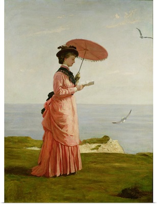 Lady Tennyson on Afton Downs, Freshwater Bay, Isle of Wight