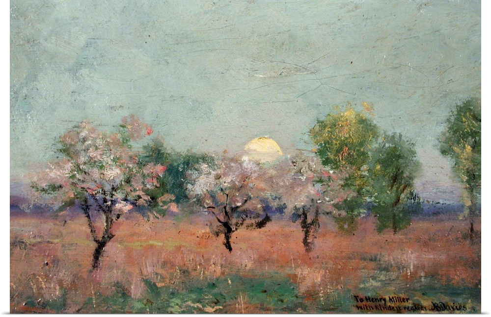 Landscape (oil on canvas) by Davies, Arthur Bowen (1862-1928)