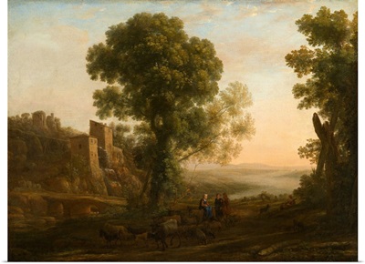 Landscape With Peasants Returning With Their Herds, C1637