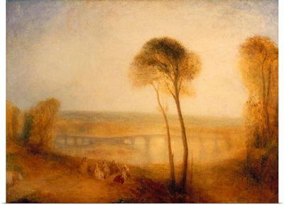 Landscape with Walton Bridges, c.1845