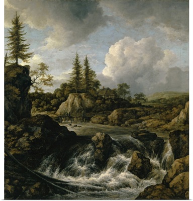 Landscape With Waterfall, C1660