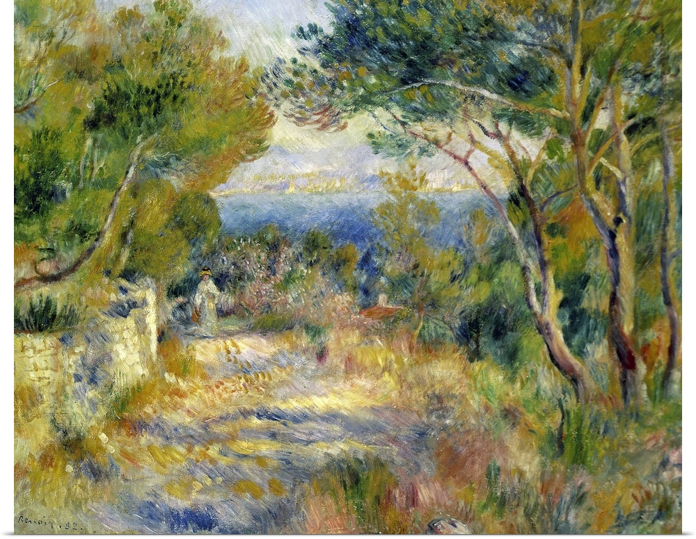 L'Estaque, 1882  by Renoir, Pierre Auguste (1841-1919); oil on canvas; Galerie Daniel Malingue, Paris, France; French, out...