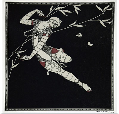 L'Oiseau de Feu, from the series 'Designs on the dances of Vaslav Nijinsky'