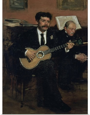 Lorenzo Pagans, Spanish Tenor, And Auguste Degas, The Artist's Father, C.1871-72