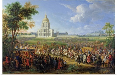 Louis XIV and his Entourage Visiting Les Invalides, 26th August 1706
