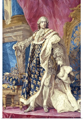 Louis XV (1710-74) in Coronation Robes