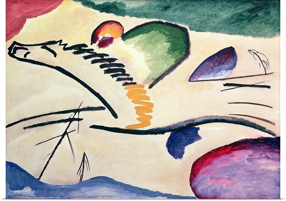 Lyrical, 1911 by Kandinsky, Wassily (1866-1944)