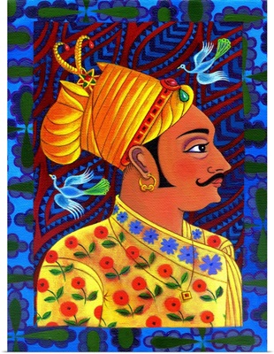 Maharaja With Blue Birds, 2011