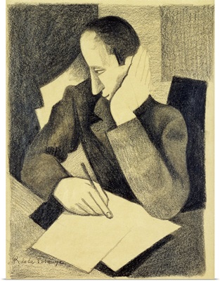 Man Writing: Study for Paludes; Homme Ecrivant: Etude pour Paludes, c.1920